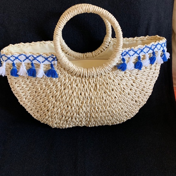 Moon Straw Bag Handmade - Picture 8 of 8